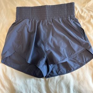 High waisted running shorts
